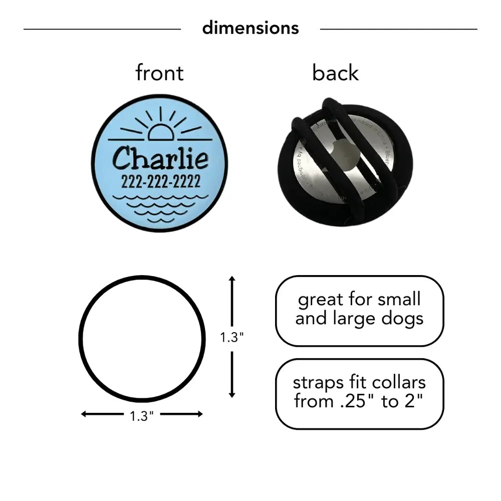 Slide On Pet Tag - Design Your Own