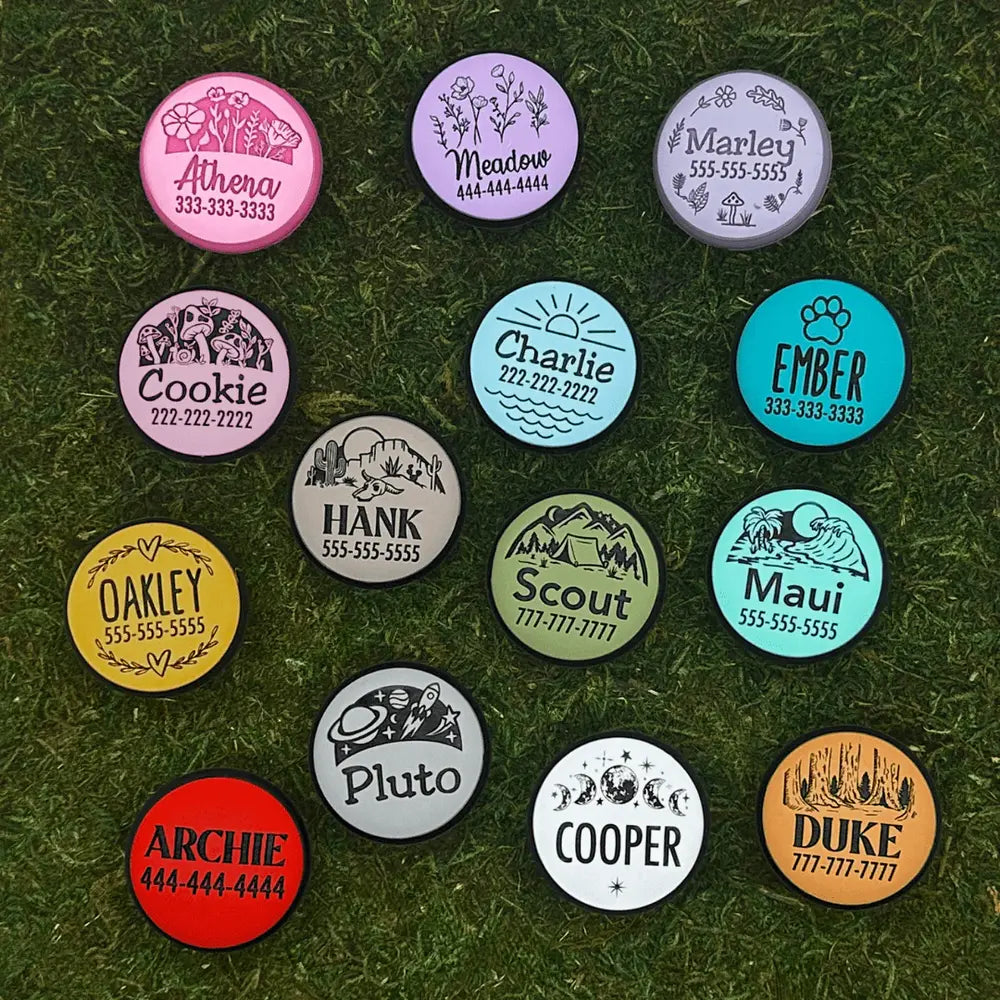 Slide On Pet Tag - Design Your Own