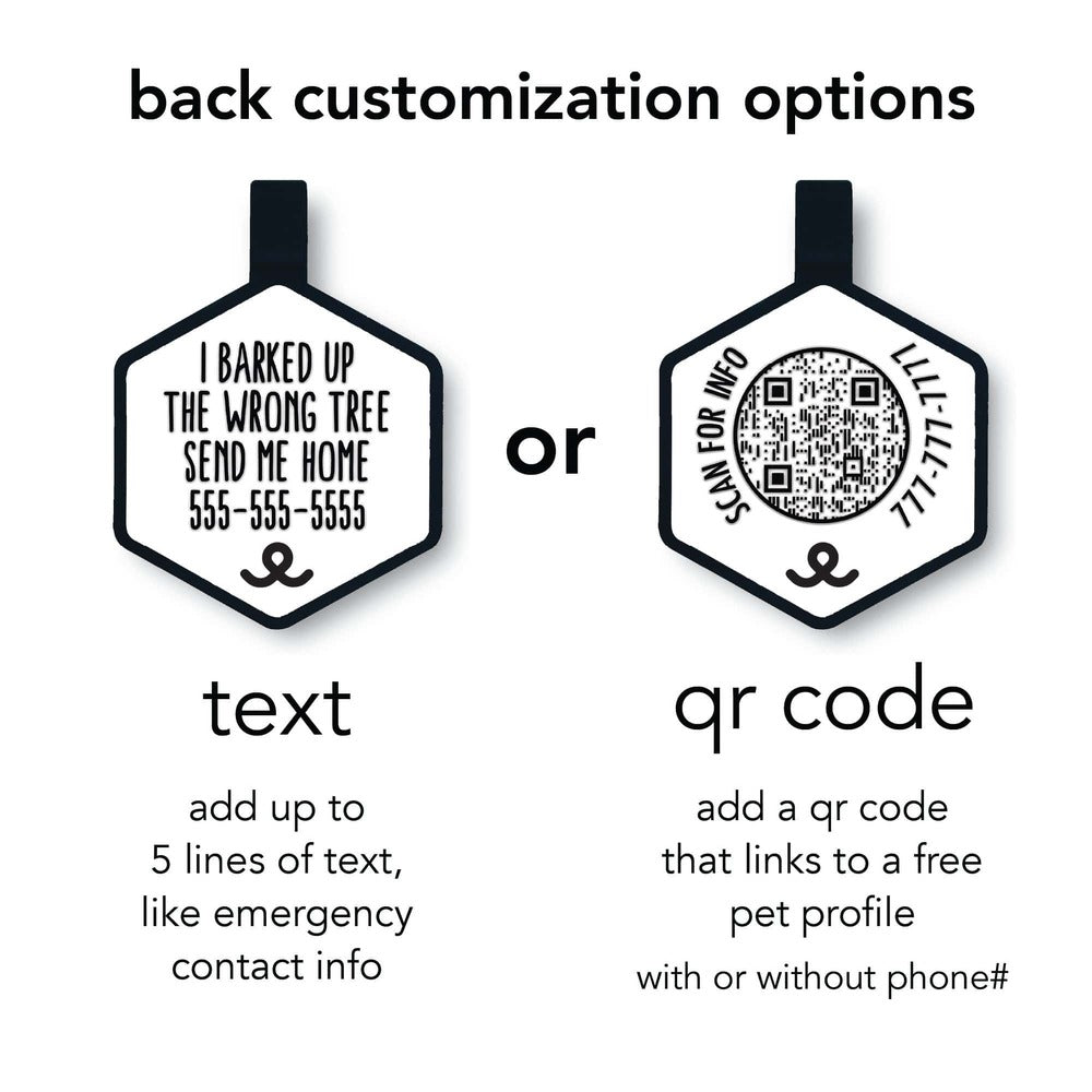 Mini Pet Tag - Midnight Collection